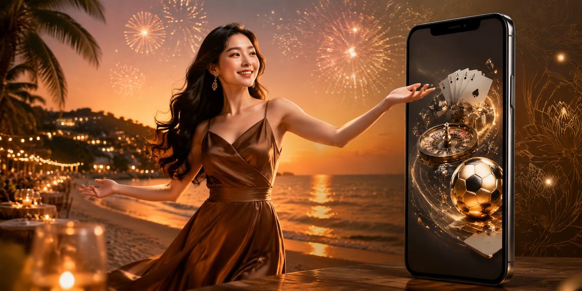 Người chơi tại Phú Quốc trải nghiệm casino trực tuyến trên điện thoại di động bên ly cà phê